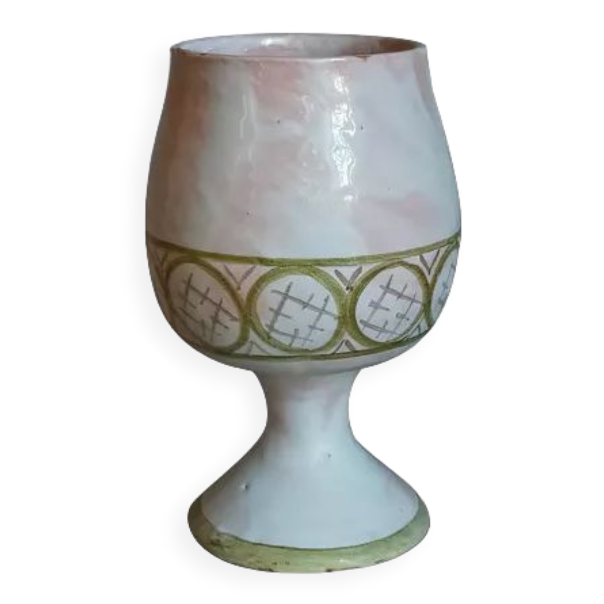 Ceramic vase of Cécile Midas vintage 50s