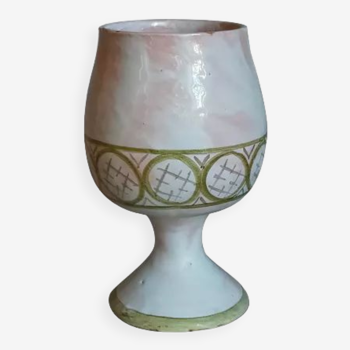 Ceramic vase of Cécile Midas vintage 50s