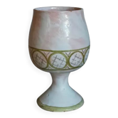 Ceramic vase of Cécile Midas vintage 50s