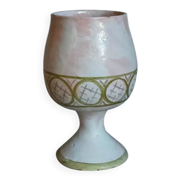 Ceramic vase of Cécile Midas vintage 50s