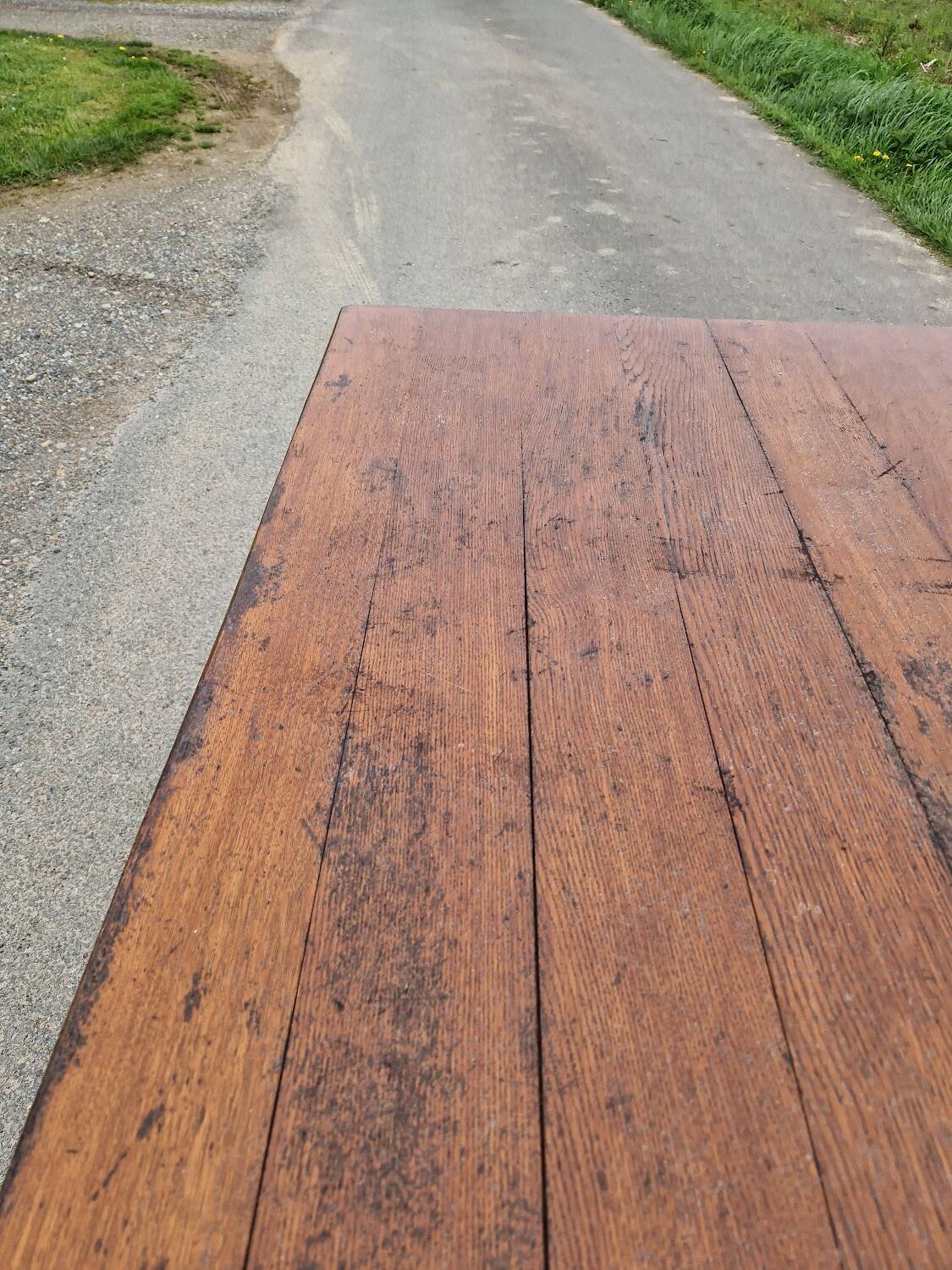 Solid farm table 1m70