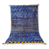 Large Blue and Yellow Moroccan Rug with Diamond Pattern 300x200cm