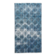 Tapis vintage classique 4x7 nuances de bleu, 112x205 cm