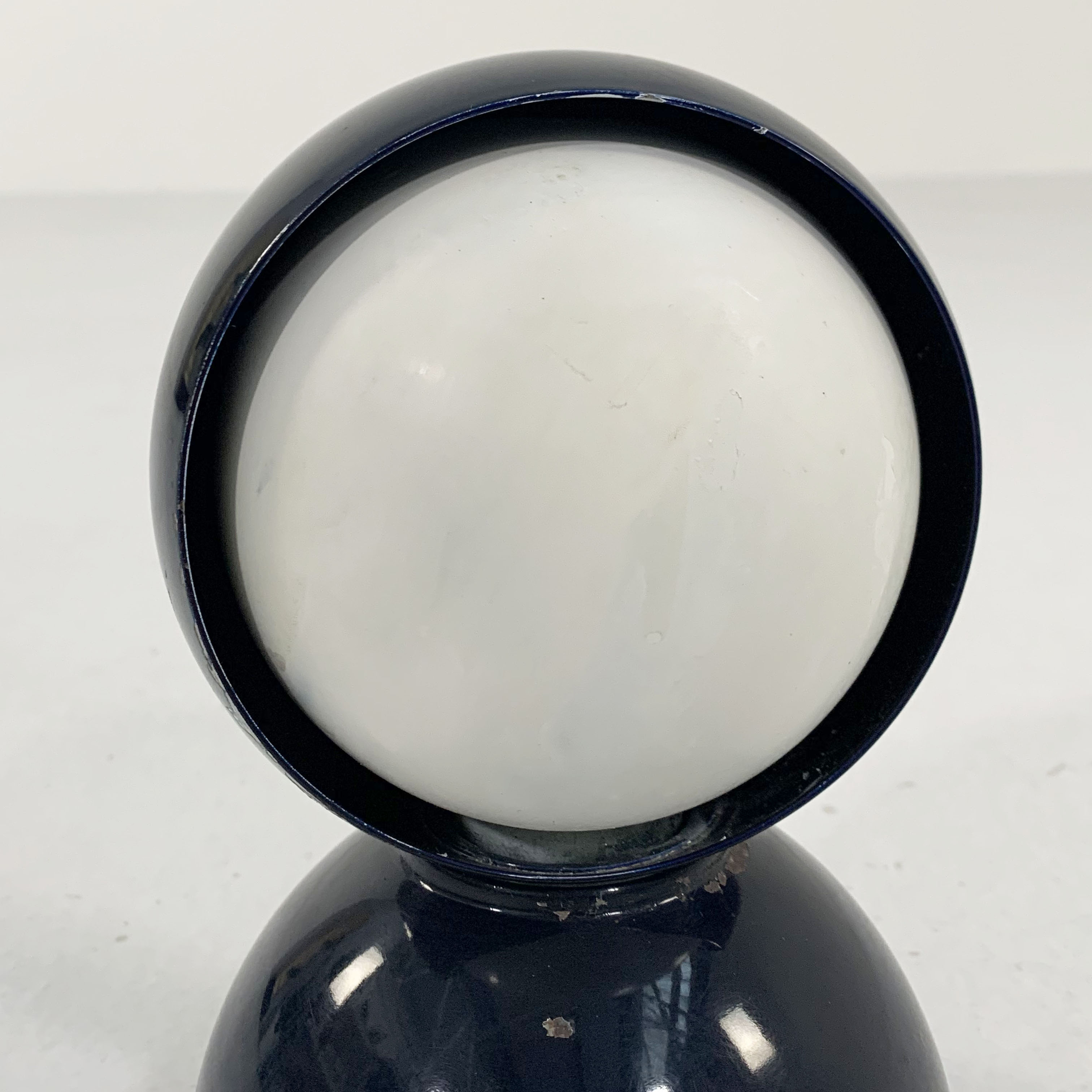 Midnight blue eclisse lamp by Vico Magistretti for Artemide, 1960