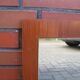 Miroir vintage en teck Danemark 1970 - 49x49cm