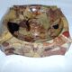 Art Deco marble ashtray signed Quercia 16.5 cm accessory cigar humidor
