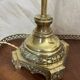 Lampe de bureau en laiton