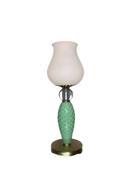 Lampe en opaline MD, années 60