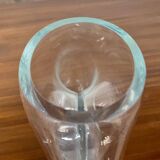 Trio of vintage molded glass vases from the 70s