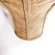 Large "palm" armchair in rattan