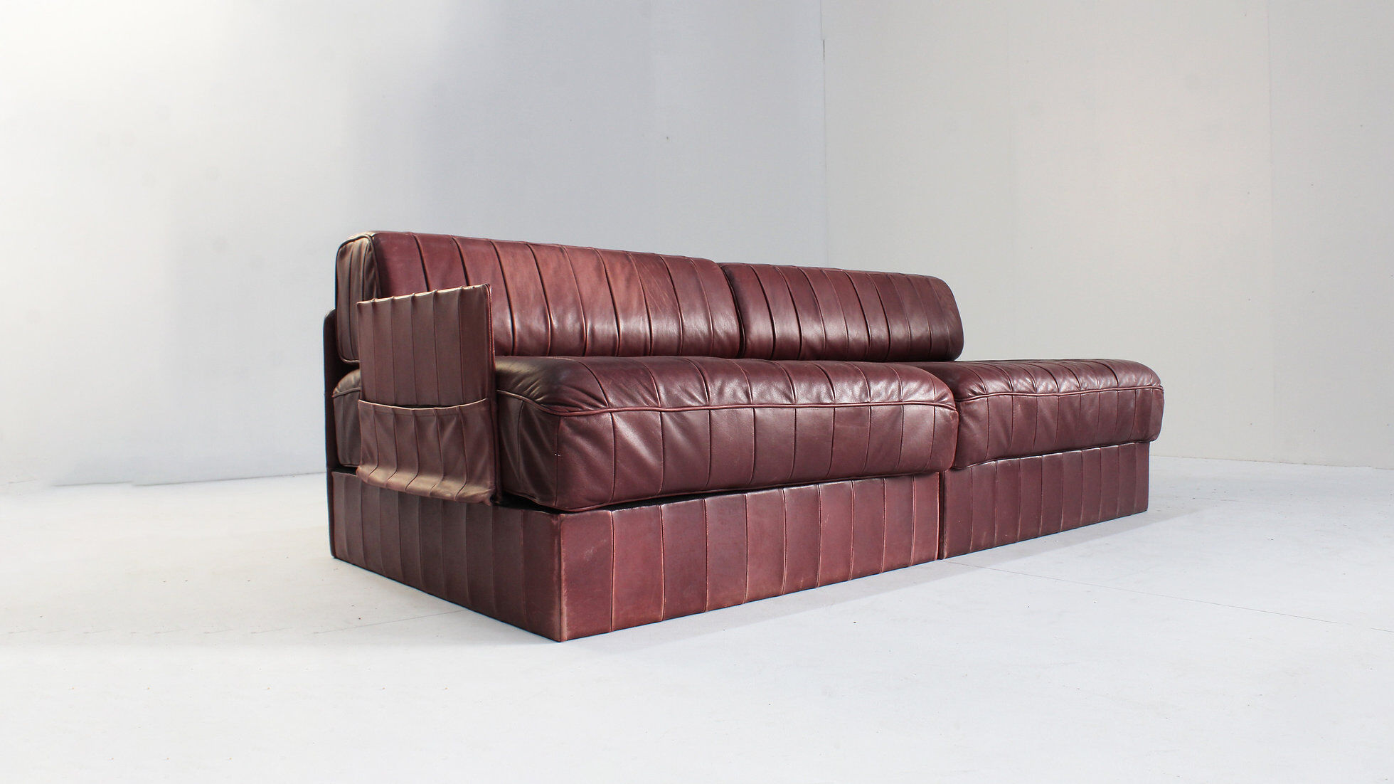 De Sede DS 88 modular sofa leather patchwork Switzerland 1970s