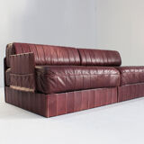 De Sede DS 88 modular sofa leather patchwork Switzerland 1970s