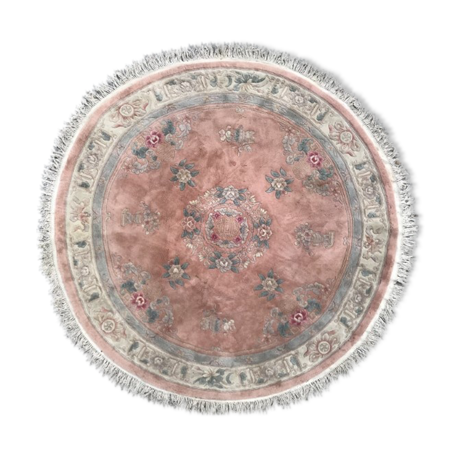 Vintage Chinese round 220 cm  carpet
