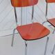 Paire de chaises en formica vintage