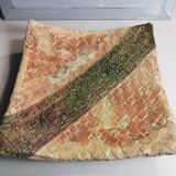 Ceramic trinket tray with ethnic decoration