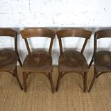 4 vintage bistro chairs
