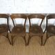 4 chaises bistrot vintage