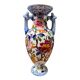 Vase en Gien, décor pivoine