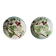 Set of 2 old Saint Clément slip plates