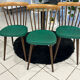Ensemble guéridon et 3 chaises de bistrot vintage années 1960