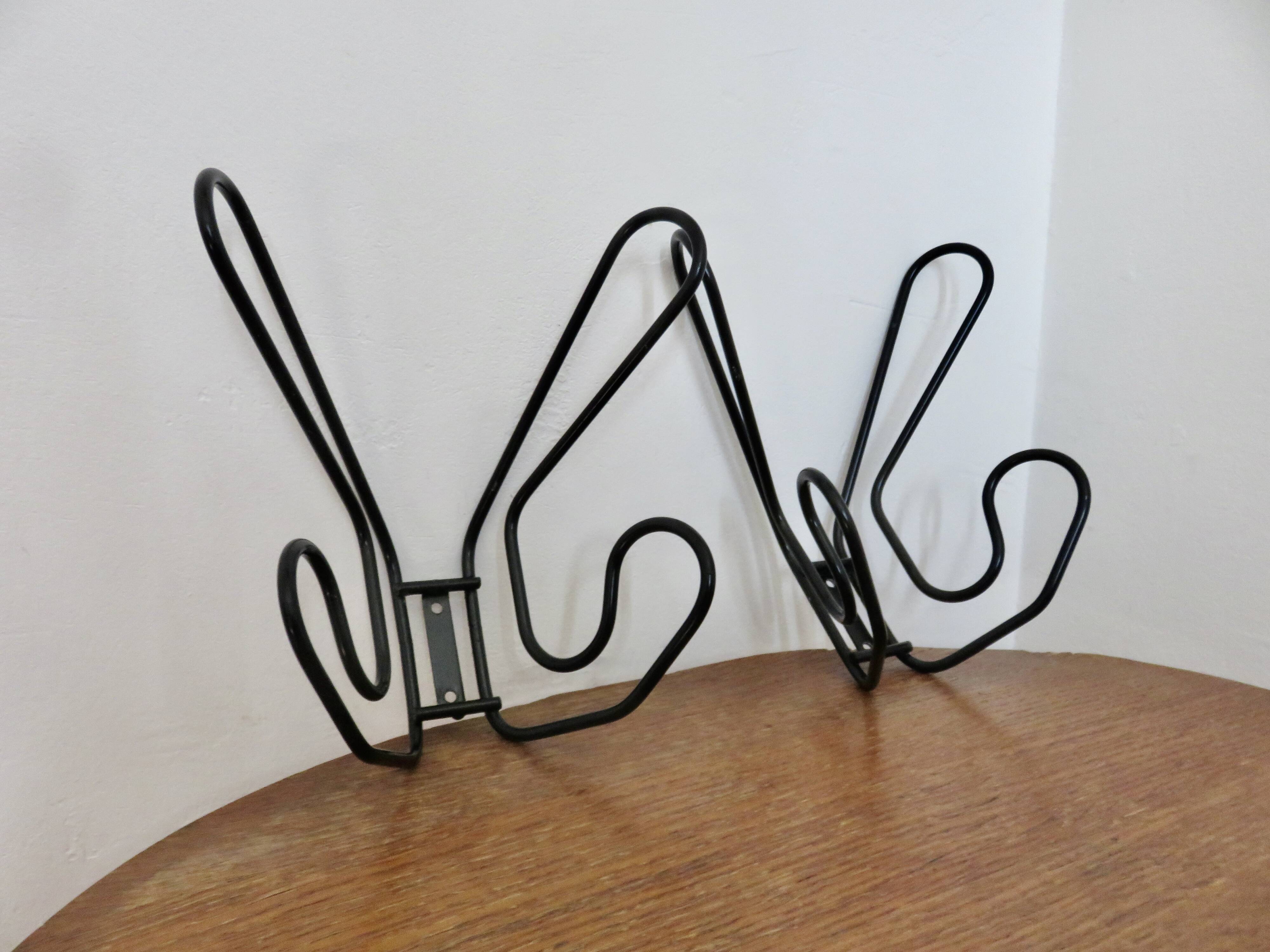 Pair of 80s ikea coat hooks