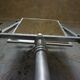 Vintage cast iron adjustable Shaving Stand