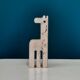 Paperweight giraffe statuette - travertine - Fratelli Mannelli - made in Italy - vintage.