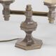 Pair of candelabra lamps in chromed metal Nagel 1970