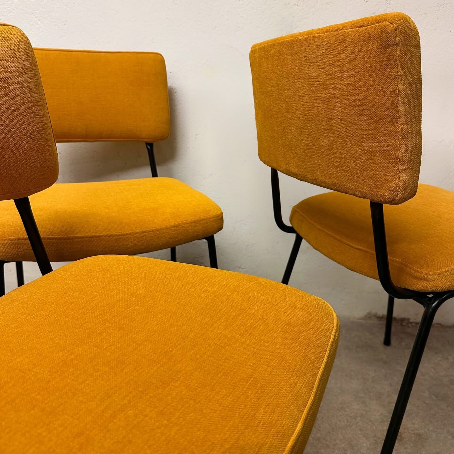 Set of 6 chairs by André Simard, 1950