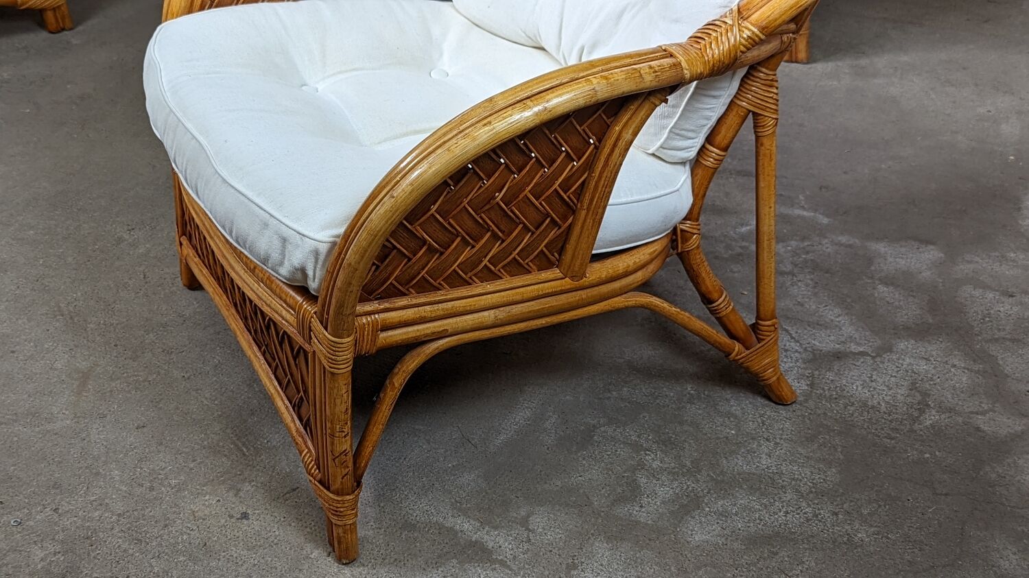 Rattan living room