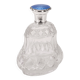 Antique 19thC Regency Solid Silver & Cut Glass Scent Bottle, London c.1812