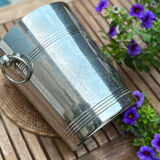 Silver metal champagne bucket