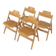 SE 18 folding chairs by Egon Eiermann for Wilde & Spieth, 1950s (set of 4)