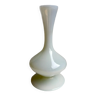 Small vase in white opaline 40s