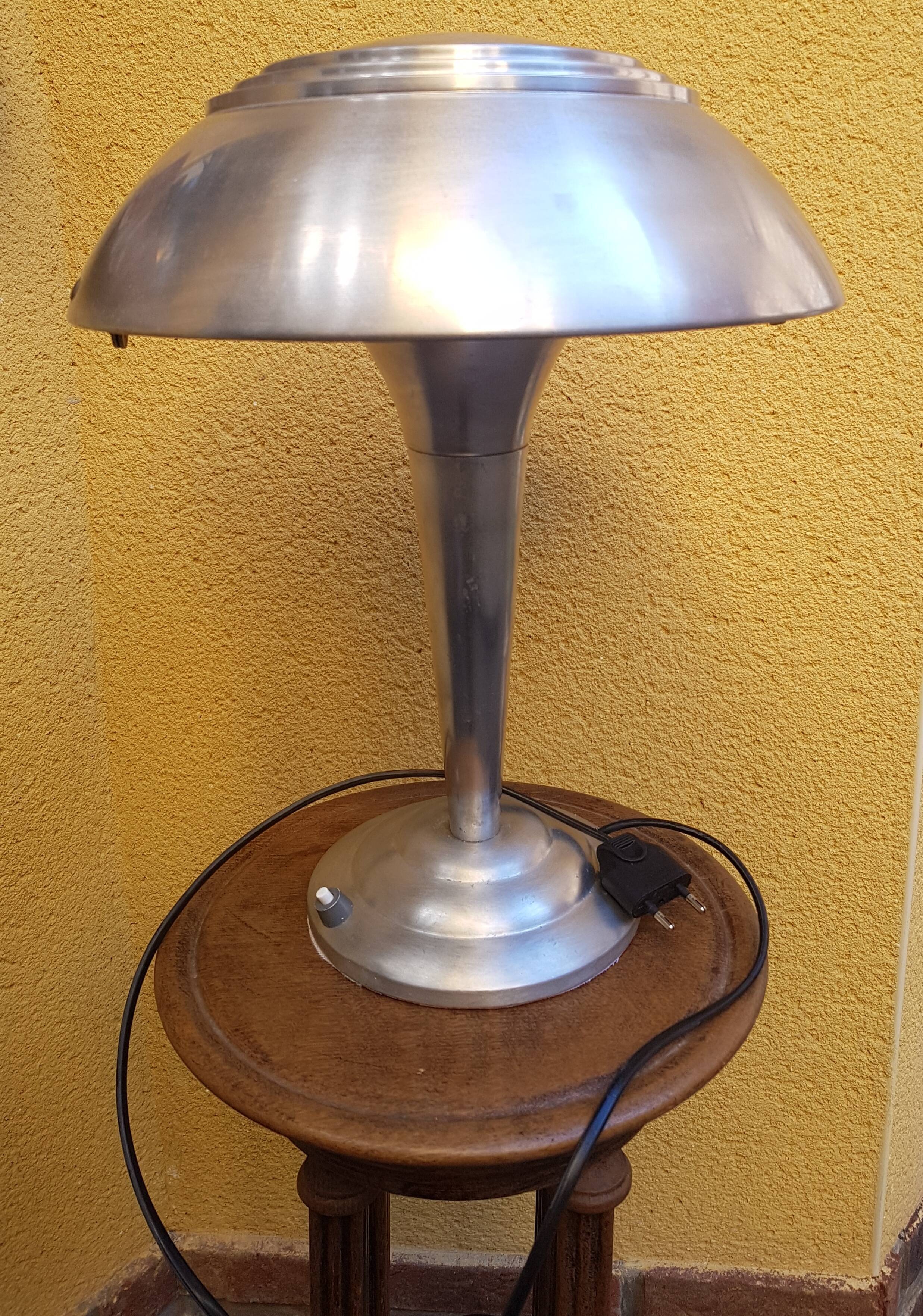 Art Deco mushroom lamp