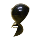 Lampe bulbe noire Christophe 1966