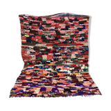 Multicolored fabric rug 145x190cm