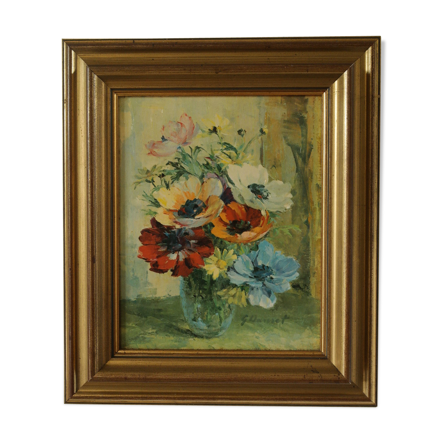 Painting bouquet of anemones