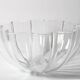 Villeroy and BVoch Large Crystal Salad Bowl: Scalloped Neptun Design, 2000s
