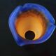 Muller Freres Luneville - Tulip Corolla Orange-Violet Marbled Glass