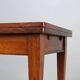 Table ancienne style Directoire en noyer et érable, Italie, XXe siècle