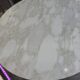 Saarinen table in Calacatta marble round 91 cm