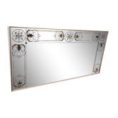 Bistro mirror - eglomised glass brasserie