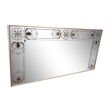 Bistro mirror - eglomised glass brasserie