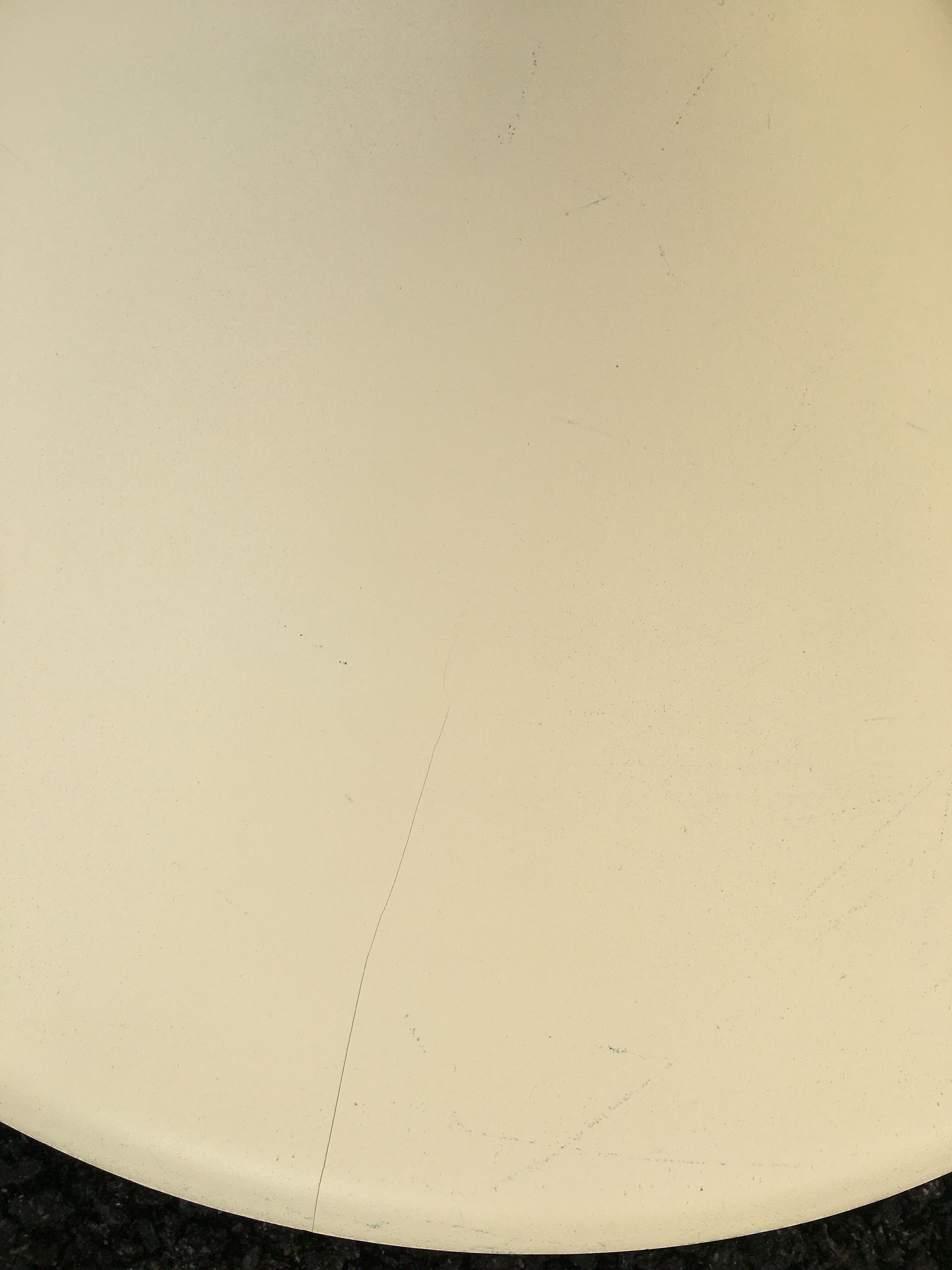 Orange tulip foot armchair