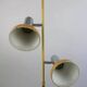 1960s yellow chrome floor lamp