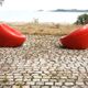 Pair of "space age" armchairs, fibreglass, 1960s
