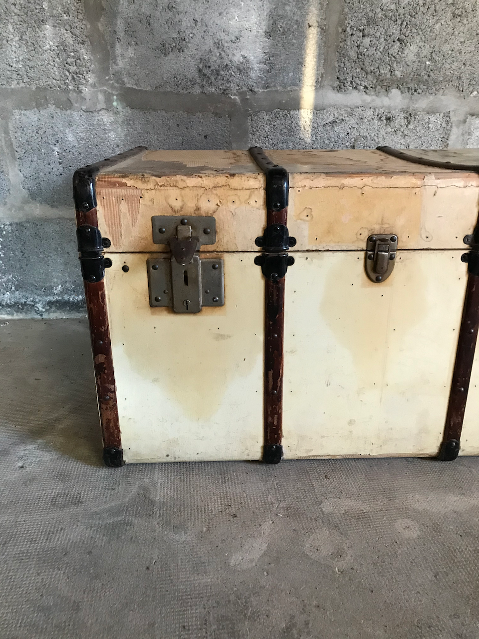 Old cabin trunk