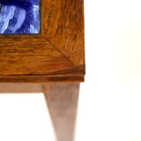 Set of 3 nesting tables in rosewood and ceramics, Sweden, 1960