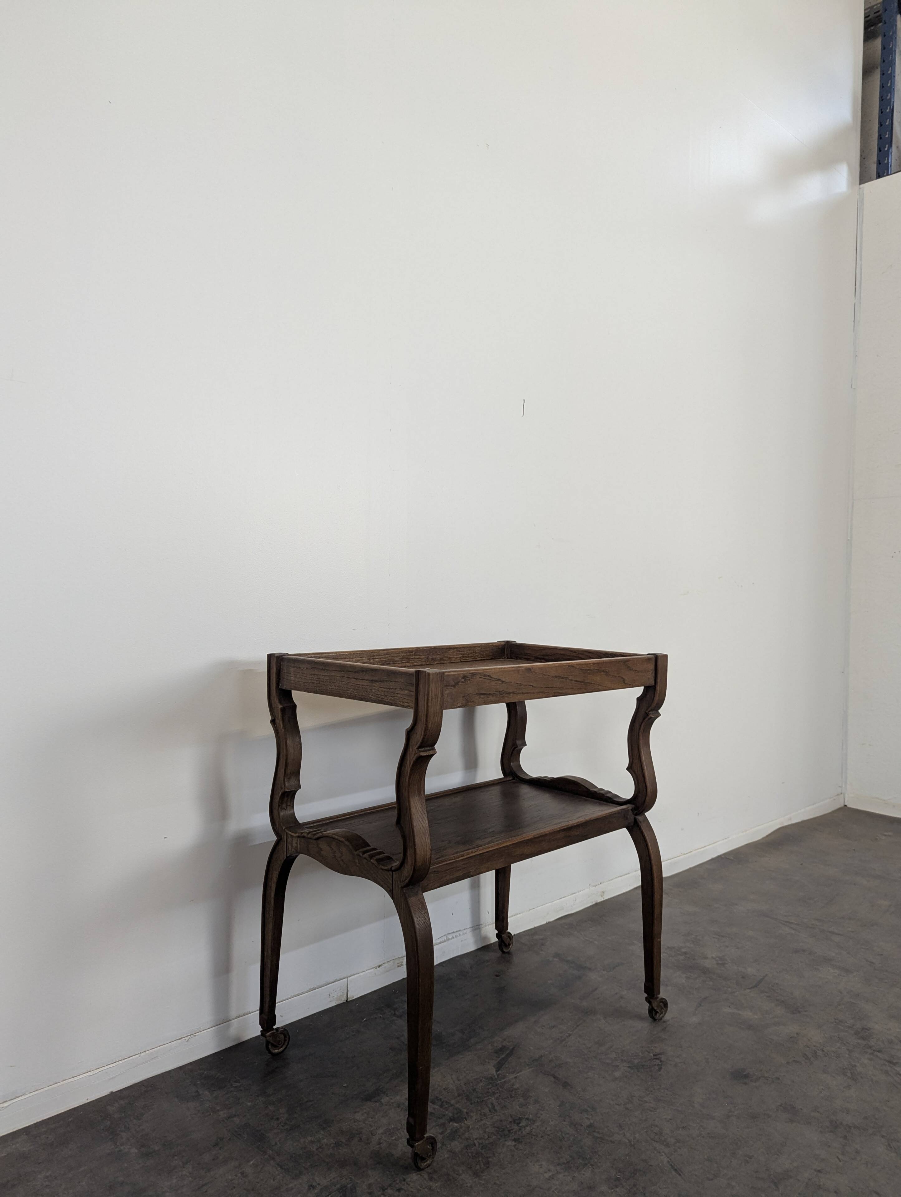 Folding side table